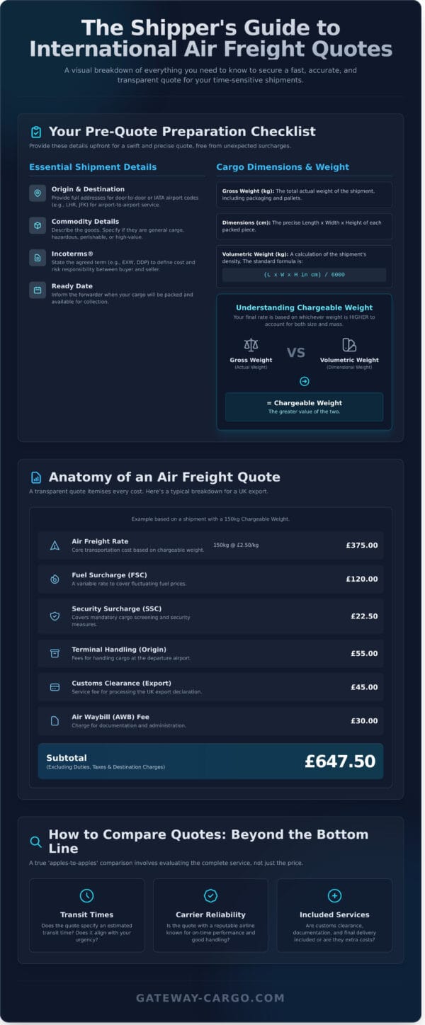 International Air Freight Quote: A Shipper’s Guide to Rates & Services ...