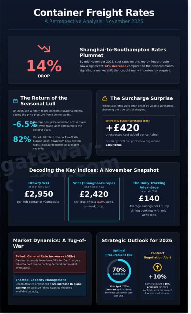 Container Day Rates Container Freight Rates Today: A Retrospective Analysis of November ...